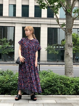 「リゾートコーデ」｜「アイテム（シャツワンピース）」を使った、ROSE BUD STAFFさん（レディース・161cm）の夏コーディネート