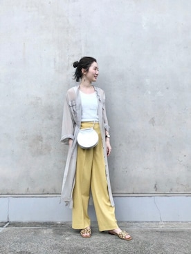 「KIWI（キィウイ）のアイテム」を使った、ROSE BUD STAFFさん（レディース・162cm）の夏コーディネート