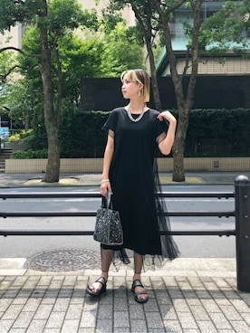 Okiraku オキラク の Okiraku Rose Bud コンビtシャツワンピース ワンピース Wear