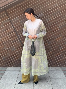 「CREOLME（クレオルム）のアイテム」を使った、ROSE BUD STAFFさん（レディース・164cm）の秋コーディネート