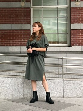 「GENE HEAVENS（ジーンヘブンズ）のアイテム」を使った、ROSE BUD STAFFさん（レディース・165cm）の秋コーディネート