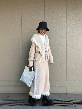 「LAURA DI MAGGIO（ローラディマッジオ）のアイテム」を使った、ROSE BUD STAFFさん（レディース・165cm）の秋コーディネート