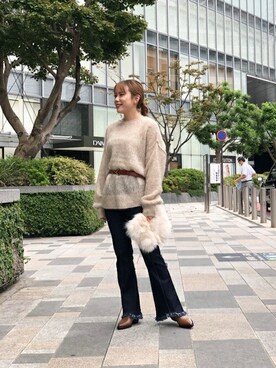 「ROSE BUD（ローズバッド）のアイテム（キャミソール）」を使った、ROSE BUD STAFFさん（レディース・165cm）の秋コーディネート