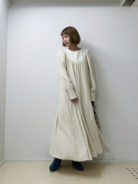 「ROSE BUD（ローズバッド）のアイテム（ショルダーバッグ）」を使った、ROSE BUD STAFFさん（レディース・158cm）の秋コーディネート