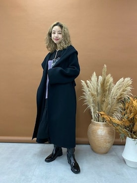 「OKIRAKU（オキラク）のアイテム」を使った、ROSE BUD STAFFさん（レディース・154cm）の秋コーディネート