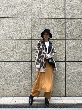 「ROSE BUD（ローズバッド）のアイテム（ショルダーバッグ）」を使った、ROSE BUD STAFFさん（レディース・165cm）の冬コーディネート