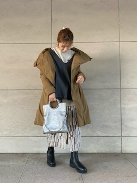 「CREOLME（クレオルム）のアイテム」を使った、ROSE BUD STAFFさん（レディース・161cm）の冬コーディネート