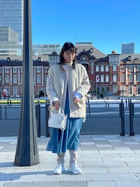 「アイテム（レギンス/スパッツ）」を使った、ROSE BUD STAFFさん（レディース・161cm）の冬コーディネート