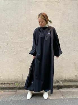 「オンライン限定」｜「アイテム（ワンピース/ドレス）」を使った、ROSE BUD STAFFさん（レディース・152cm）の冬コーディネート