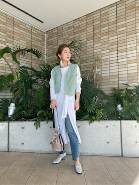 「piu comoda（ピュコモダ）のアイテム」を使った、ROSE BUD STAFFさん（レディース・161cm）の冬コーディネート