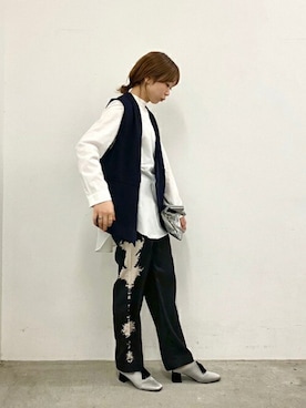 「mici（ミチ）のアイテム（その他アウター）」を使った、ROSE BUD STAFFさん（レディース・165cm）の春コーディネート