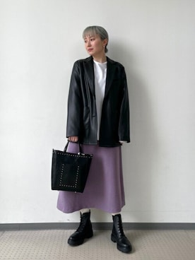 「CREOLME（クレオルム）のアイテム」を使った、ROSE BUD STAFFさん（レディース・163cm）の春コーディネート