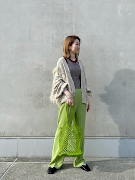 「アイテム（チョーカー）」を使った、ROSE BUD STAFFさん（レディース・162cm）の春コーディネート