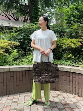 「HALIN（ハリン）のアイテム」を使った、ROSE BUD STAFFさん（レディース・162cm）の春コーディネート