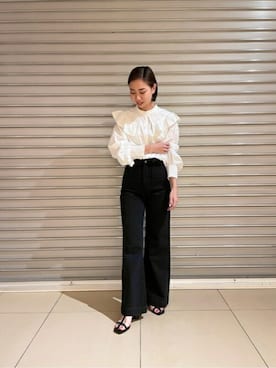 「ROLLA'S（ローラス）のアイテム」を使った、ROSE BUD STAFFさん（レディース・160cm）の夏コーディネート