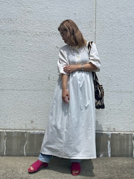 「KIWI（キィウイ）のアイテム」を使った、ROSE BUD STAFFさん（レディース・157cm）の夏コーディネート