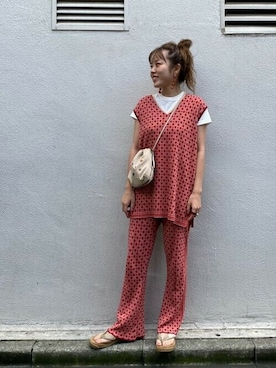 「mici(ミチ)のアイテム」を使った、ROSE BUD STAFFさん(レディース・166cm)の夏コーディネート