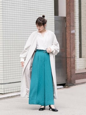 「mici（ミチ）のアイテム（その他アウター）」を使った、ROSE BUD STAFFさん（レディース・167cm）の秋コーディネート