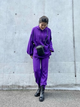 「LAURA DI MAGGIO（ローラディマッジオ）の(LAURA DI MAGGIO)ポシェットショルダーバッグ（ショルダーバッグ）」を使った、ROSE BUD STAFFさん（レディース・154cm）の秋コーディネート