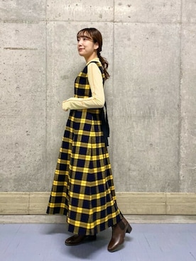 「STILMODA（スティルモーダ）のアイテム」を使った、ROSE BUD STAFFさん（レディース・158cm）の秋コーディネート