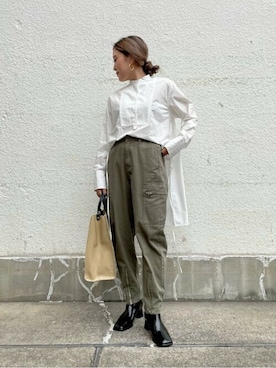 「mici（ミチ）のアイテム」を使った、ROSE BUD STAFFさん（レディース・159cm）の秋コーディネート