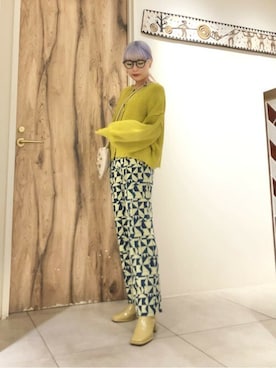 「CASU eyewear（キャスアイウェア）のアイテム」を使った、ROSE BUD STAFFさん（レディース・158cm）の冬コーディネート