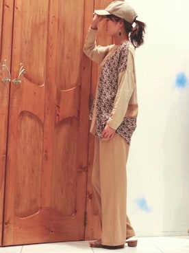 「BITTOKO（ビットコ）のアイテム（パンツ）」を使った、konoさん（レディース・166cm）の夏コーディネート