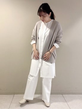 「春のマストワンアイテム」｜akoさん（レディース・156cm）の春コーディネート