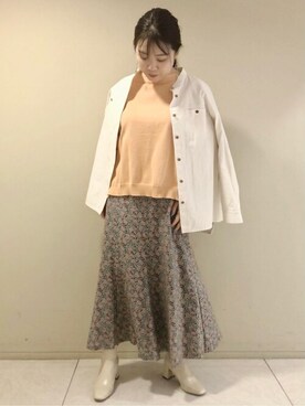 「春のマストワンアイテム」｜akoさん（レディース・156cm）の春コーディネート