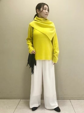 「human woman（ヒューマンウーマン）の◆オリジナルショートブーツ（ブーツ）」を使った、akoさん（レディース・156cm）の秋コーディネート