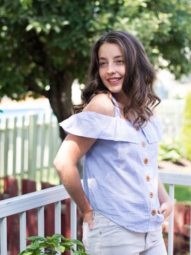 「Maeve（メーヴ）のアイテム」を使った、Silvestraさん（レディース・160cm）の春コーディネート