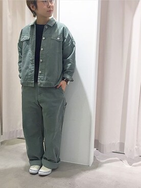 「PAR ICI」｜「アイテム（ブルゾン）」を使った、PAR ICIさん（レディース）の秋コーディネート