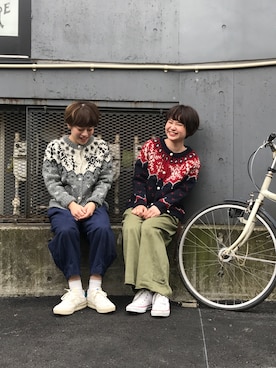 「アイテム（トップス）」を使った、PAR ICIさん（レディース）の秋コーディネート