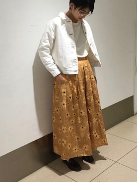 「マーガレット」｜「アイテム（ジャケット/アウター）」を使った、PAR ICIさん（レディース・164cm）の冬コーディネート