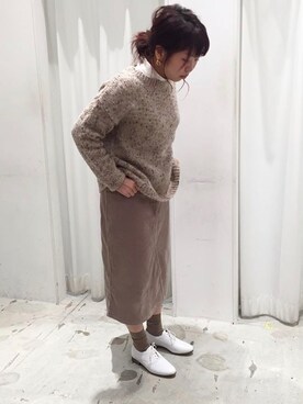 「PAR ICI（パーリッシィ）のアイテム（ニット/セーター）」を使った、PAR ICIさん（レディース）の秋コーディネート