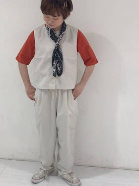 PAR ICIさん（レディース）の春コーディネート