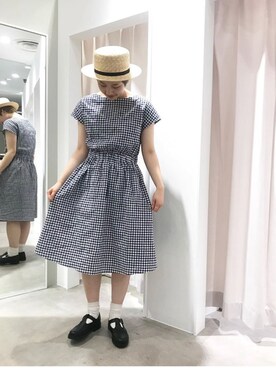 「PAR ICI（パーリッシィ）のアイテム（ワンピース）」を使った、PAR ICIさん（レディース・162cm）の春コーディネート