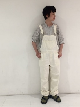 「PAR ICI」｜「アイテム（オールインワン・サロペット）」を使った、PAR ICIさん（レディース）の夏コーディネート