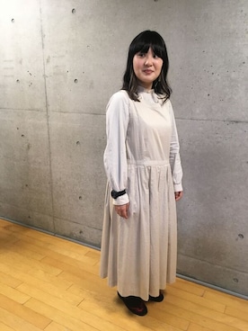 「PAR ICI（パーリッシィ）のアイテム（ワンピース）」を使った、PAR ICIさん（レディース・150cm）の冬コーディネート