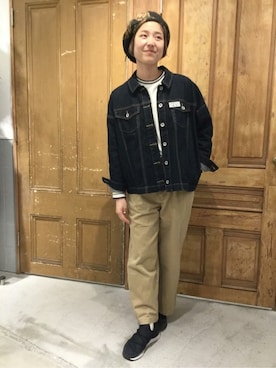 「PAR ICI」｜「アイテム（ジャケット/アウター）」を使った、PAR ICIさん（レディース・162cm）の春コーディネート