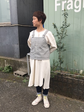 「PAR ICI（パーリッシィ）のアイテム（ワンピース）」を使った、PAR ICIさん（レディース・160cm）の春コーディネート