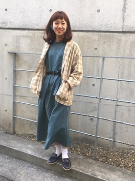 「PAR ICI」｜「アイテム（ジャケット/アウター）」を使った、PAR ICIさん（レディース・154cm）の春コーディネート