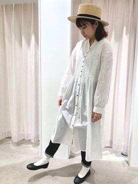 「PAR ICI（パーリッシィ）のアイテム（ワンピース）」を使った、PAR ICIさん（レディース・165cm）の春コーディネート