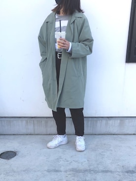 「コーデュロイパンツ」｜ENBOさん（レディース・155cm）の秋コーディネート