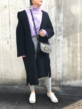 「STUNNING LURE（スタニングルアー）のアイテム（その他アウター）」を使った、shoさん（レディース・163cm）の冬コーディネート