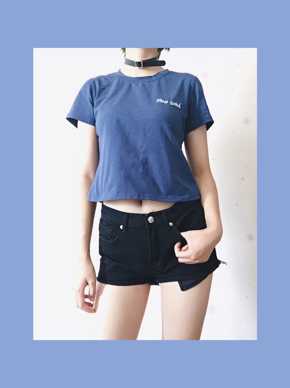 「オトナカジュアル、パンツスタイル、夏、おしゃれさんと繋がりたい、プチプラ、ブラック、black、blue」｜「🐧のアイテム（その他、その他）」を使った、Kukiさん（レディース・165cm）の夏コーディネートの1枚目の写真