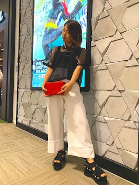 「Jeffrey Campbell（ジェフリーキャンベル）のアイテム」を使った、nanaseさん（レディース・153cm）の夏コーディネート