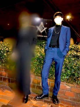 「韓国スタイル」｜「アイテム（セットアップ）」を使った、madcookerさん（メンズ・174cm）の冬コーディネート