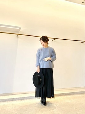 wg_sato(Whim Gazette AOYAMA)さん(レディース・156cm)の冬コーディネート