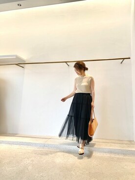 wg_sato(Whim Gazette AOYAMA)さん（レディース・156cm）の夏コーディネート